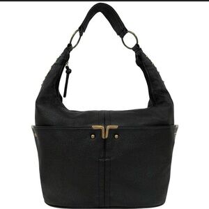 Bueno Black Leather Women's Bag